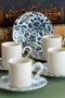 Hermia Nilüfer 12 Juego de tazas de café Multicolor (12 piezas) de Porcelana